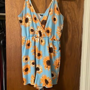 SHEIN size small sunflower romper